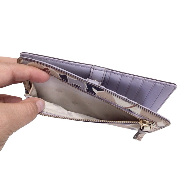 Kate Spade Cameron Breezy Floral Large Slim Bifold Wallet - Picture 5 of 12